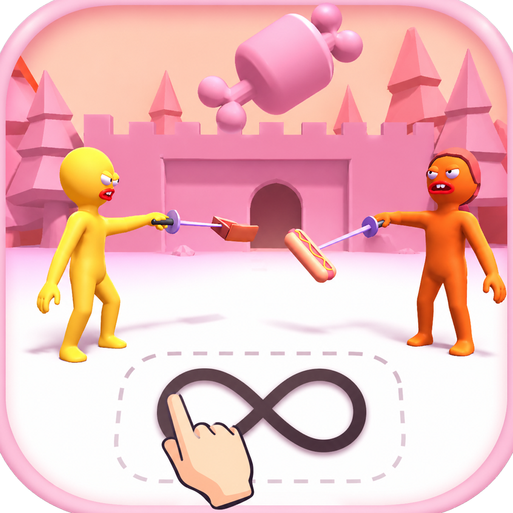 Fencing Food Fight — TikTok mini game by TapTech X